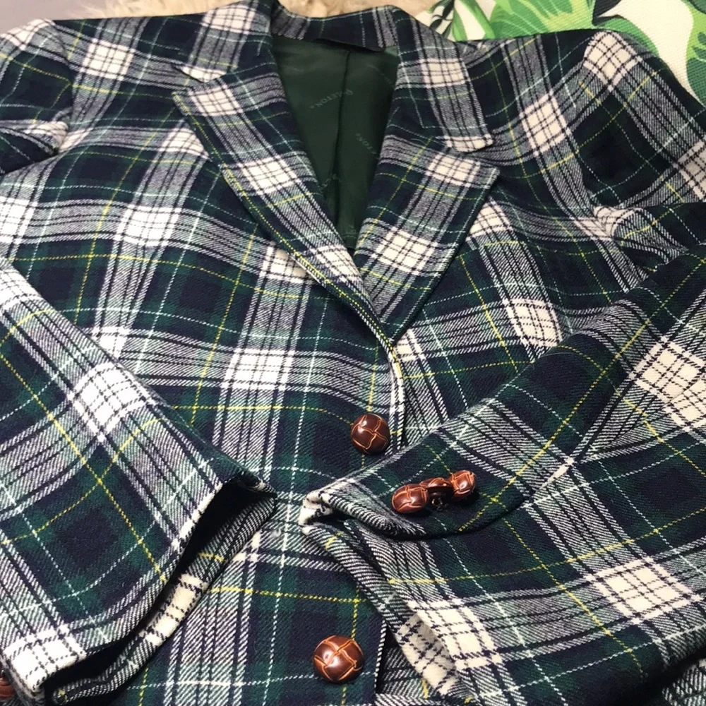 Vintage Pendleton Plaid‎ Blazer
